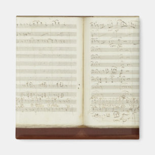 Autograph copy of 'The Magic Flute' Magnet