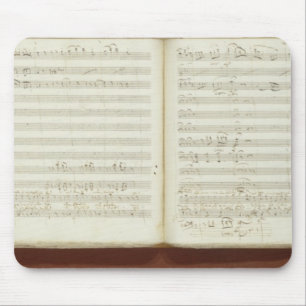 Autograph copy of 'The Magic Flute' Mouse Mat