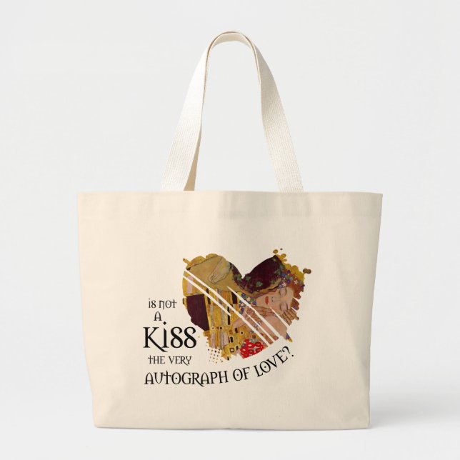 Autograph of Love Large Tote Bag (Front)