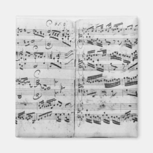 Autograph of the partita 'Sei gegruesset Magnet