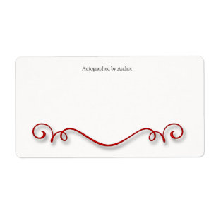 Autographed by Author Bookplate