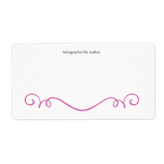 Autographed by Author Bookplate