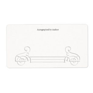 Autographed by the Author Bookplate