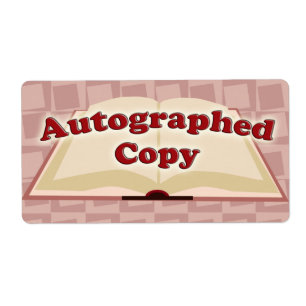 Autographed Copy Stickers