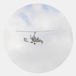 Autogyro Classic Round Sticker