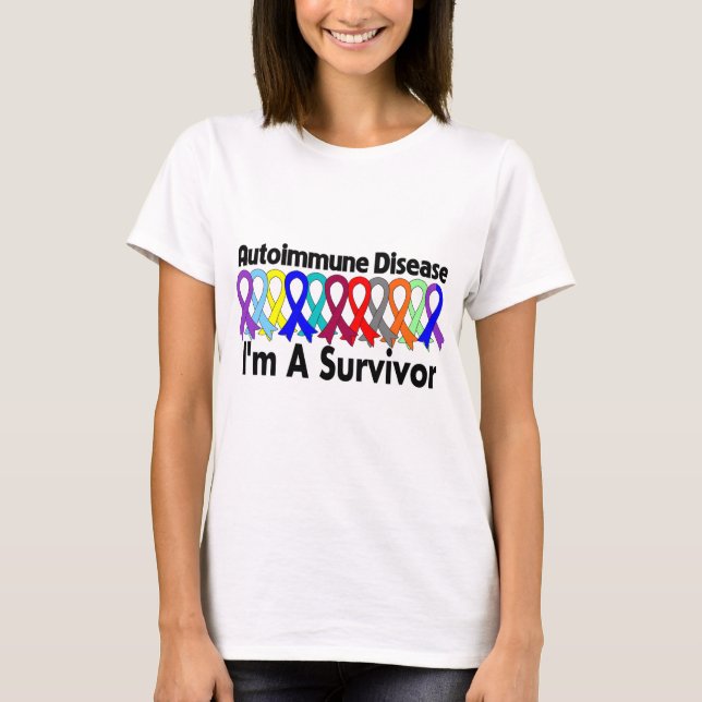 Autoimmune Disease I Am A Survivor T-Shirt (Front)