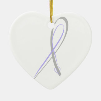 Autoimmune Encephalitis ribbon Ceramic Tree Decoration