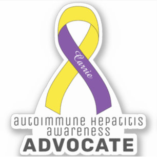 Autoimmune Hepatitis Awareness Vinyl Sticker