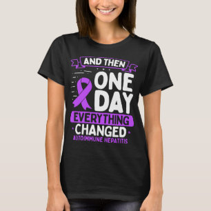 Autoimmune Hepatitis Awareness  Warrior Ribbon T-Shirt