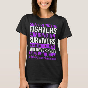 Autoimmune Hepatitis Survivor Hepatitis Ribbon T-Shirt