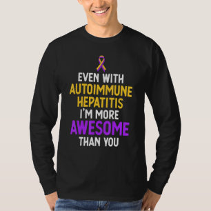 Autoimmune Hepatitis Survivor Warrior 10 T-Shirt