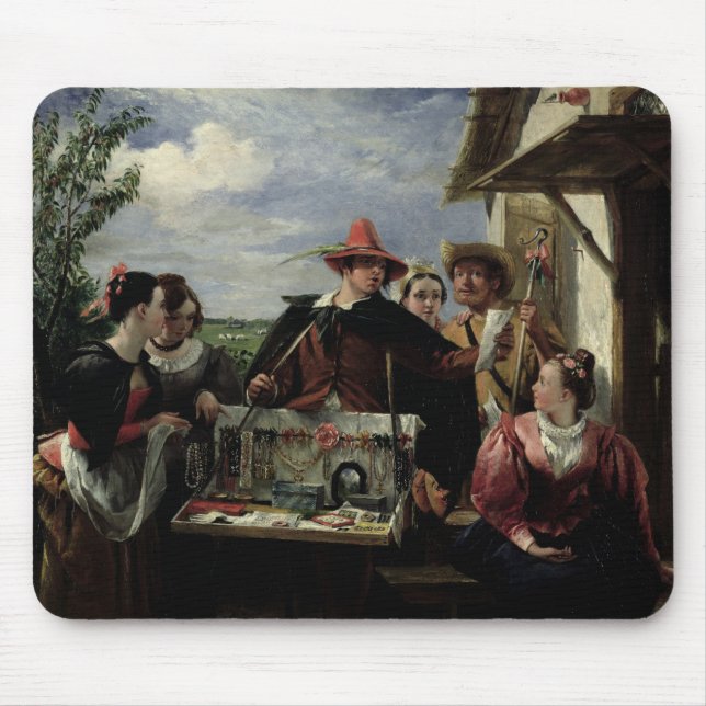 Autolycus, scene from 'A Winter's Tale', 1836 (oil Mouse Mat (Front)