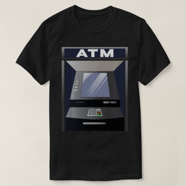 Automatic Teller Machine ATM Costume  T-Shirt (Design Front)
