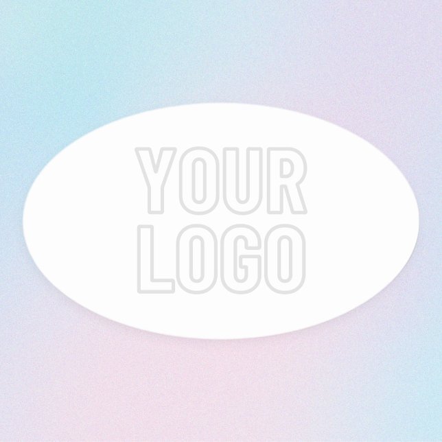 Automatically Lighten Logo For Background Oval Sticker (Creator Uploaded)