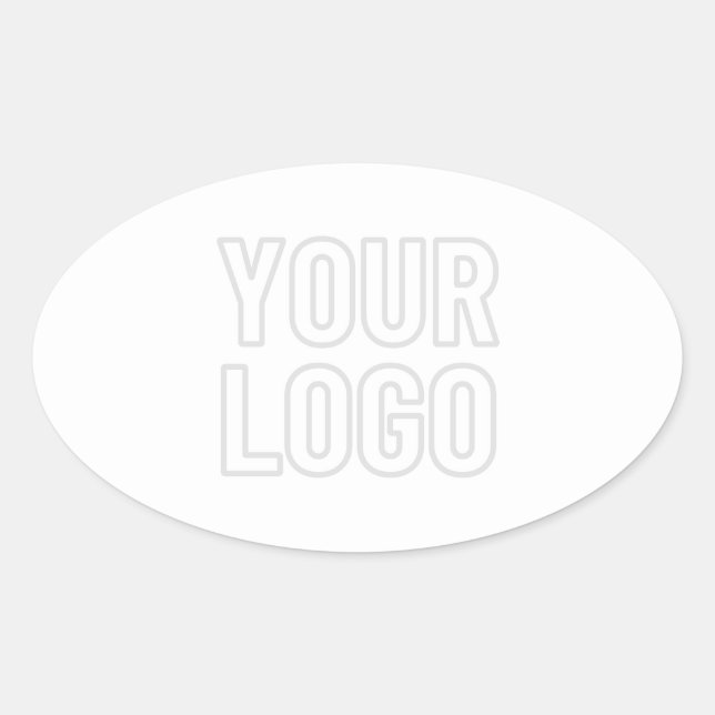 Automatically Lighten Logo For Background Oval Sticker (Front)