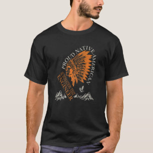 Automation Test Engineer Proud Native American Job T-Shirt