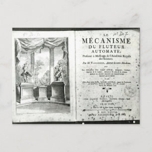 Automatons, illustration of the frontispiece postcard