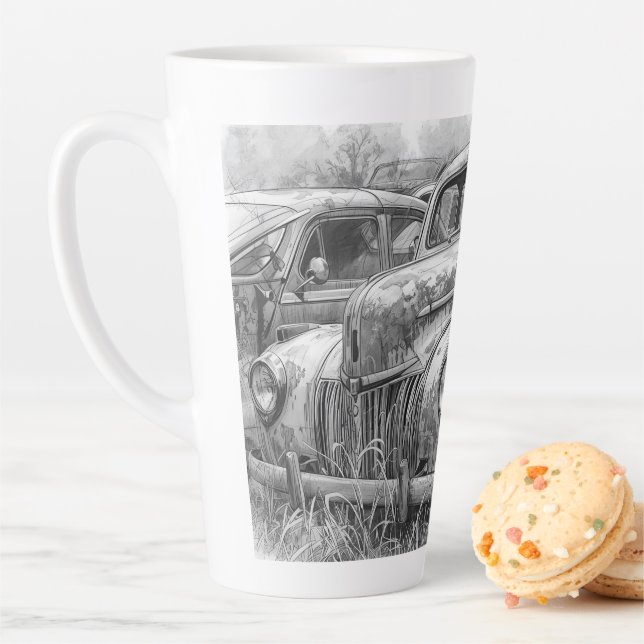 AUTOMOBILE ART LATTE MUG (In Situ)