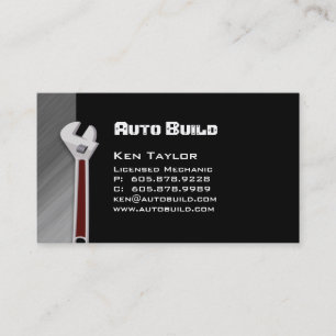 Automobile / Auto Mechanic Business Card