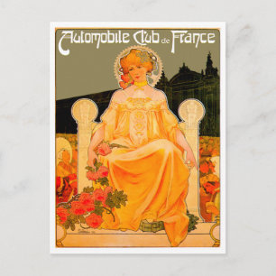 Automobile / Car Club ~ Vintage Auto Advertisement Postcard