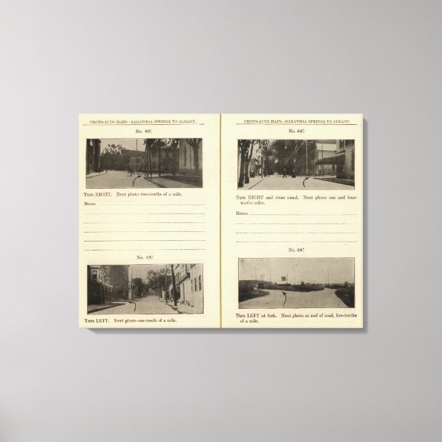 Automobile Roads, NY Canvas Print (Front)