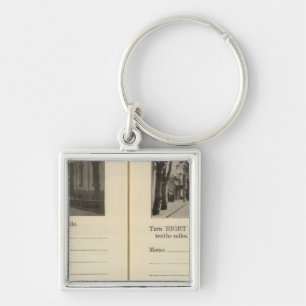 Automobile Roads, NY Key Ring
