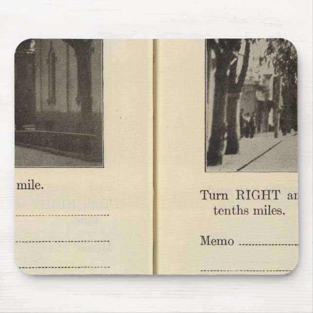 Automobile Roads, NY Mouse Mat (Front)