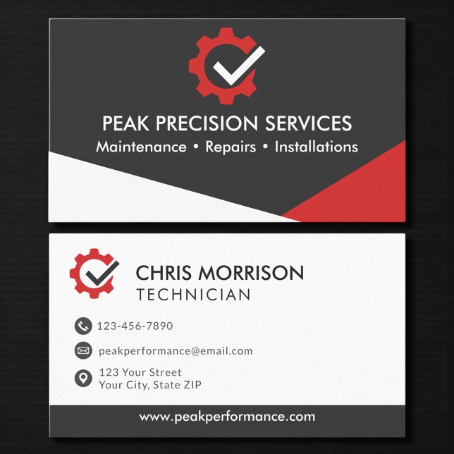 Automotive and Maintenance Services Business Card (Creator Uploaded)