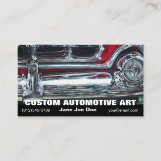 Automotive Art Business Card