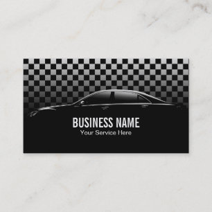 Automotive Auto Detailing Car Repair Modern Business Card
