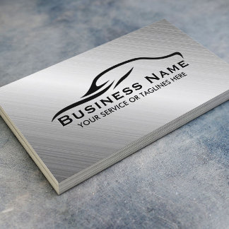 Automotive Auto Repair Professional Metal Car Business Card