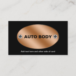 Automotive Body Repair Business Cards