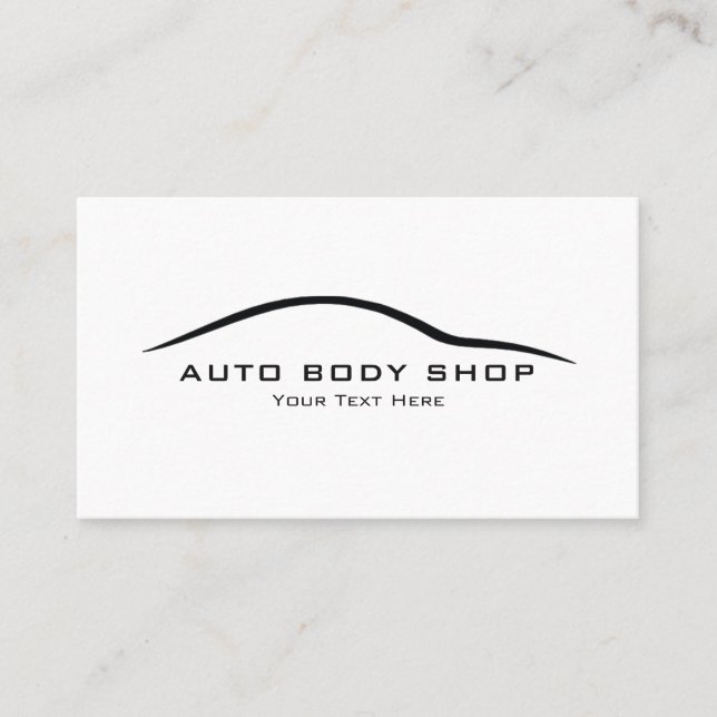 Automotive - Body Shop Business Card (Front)