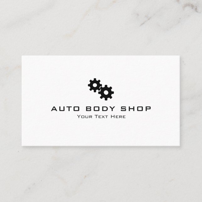 Automotive - Body Shop Business Card (Front)