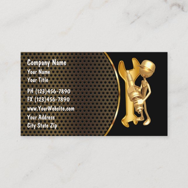 Automotive Business Card (Front)