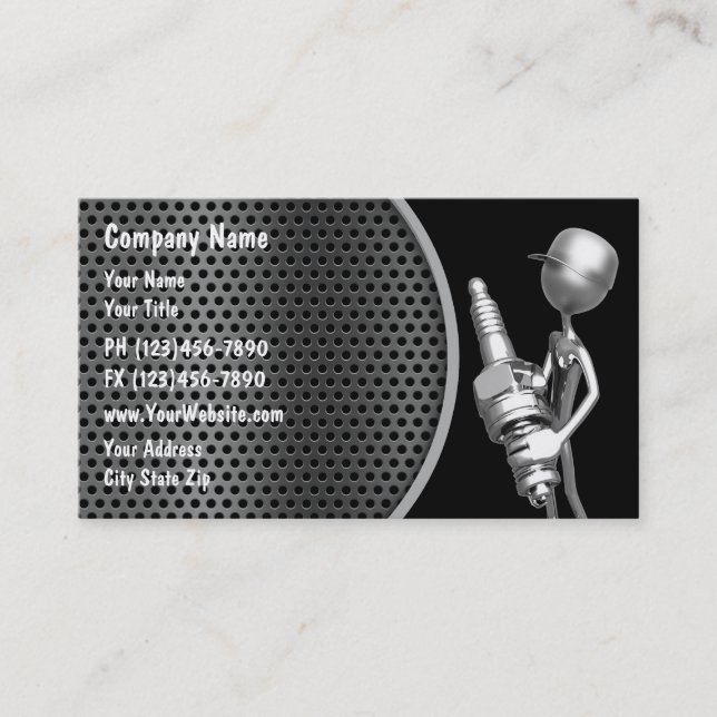 Automotive Business Card (Front)
