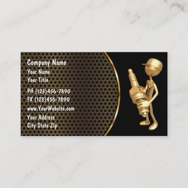 Automotive Business Card (Front)