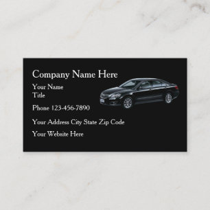 Automotive Business Card Service Template