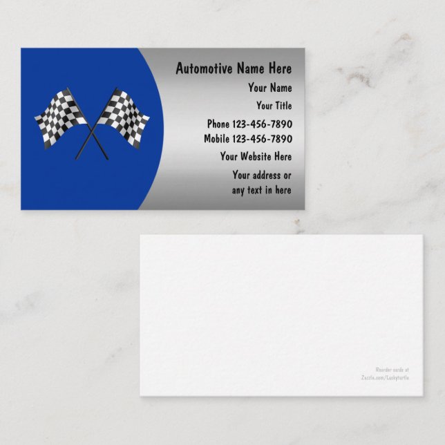 Automotive Business cards (Front/Back)