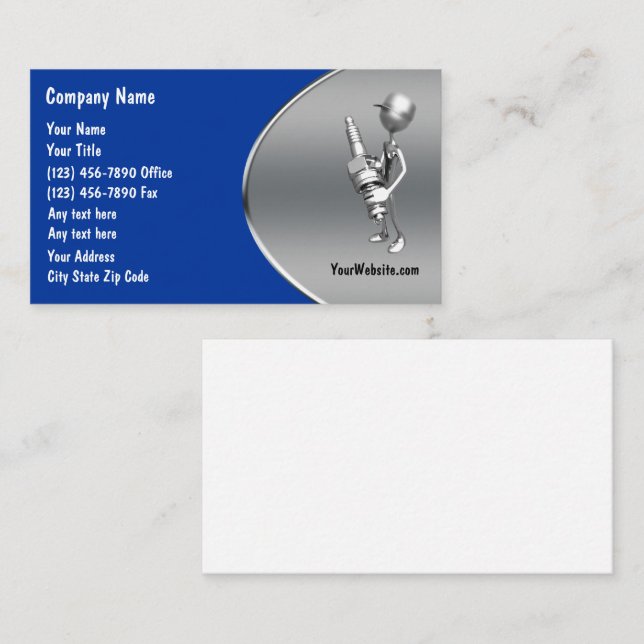 Automotive Business Cards (Front/Back)