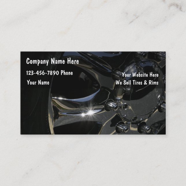 Automotive Business Cards (Front)