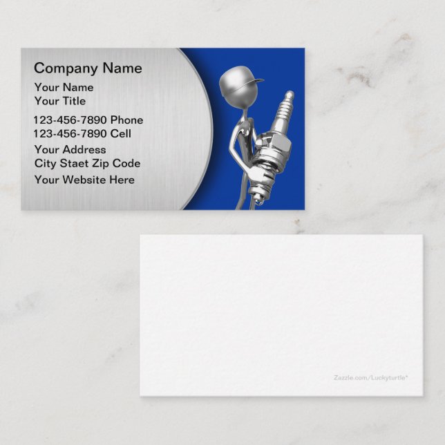 Automotive Business Cards (Front/Back)