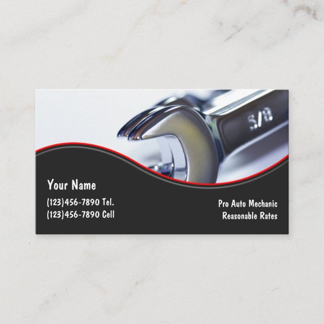 Automotive Business Cards (Front)