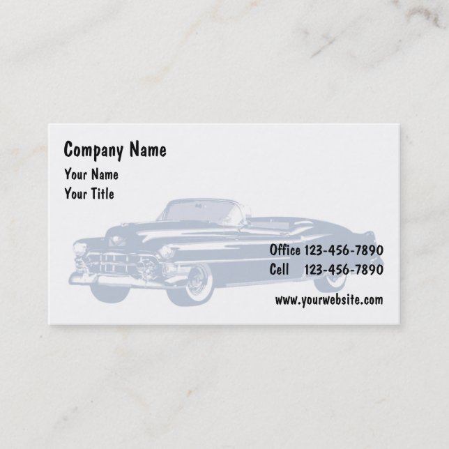 Automotive Business Cards (Front)