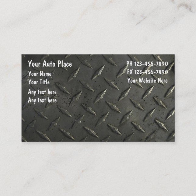Automotive Business Cards (Front)
