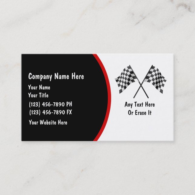 Automotive Business Cards (Front)