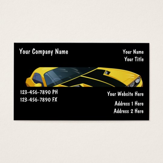 Automotive Business Cards