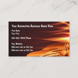 Automotive Business Cards