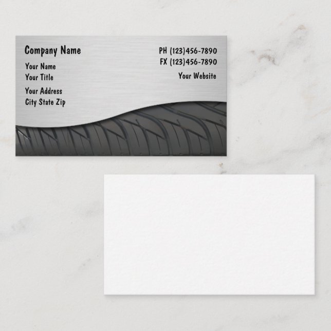 Automotive Business Cards (Front/Back)