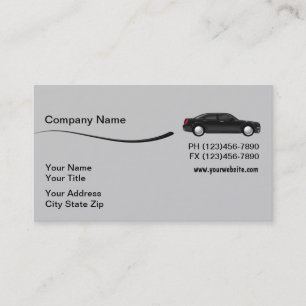 Automotive Business Cards - Grey